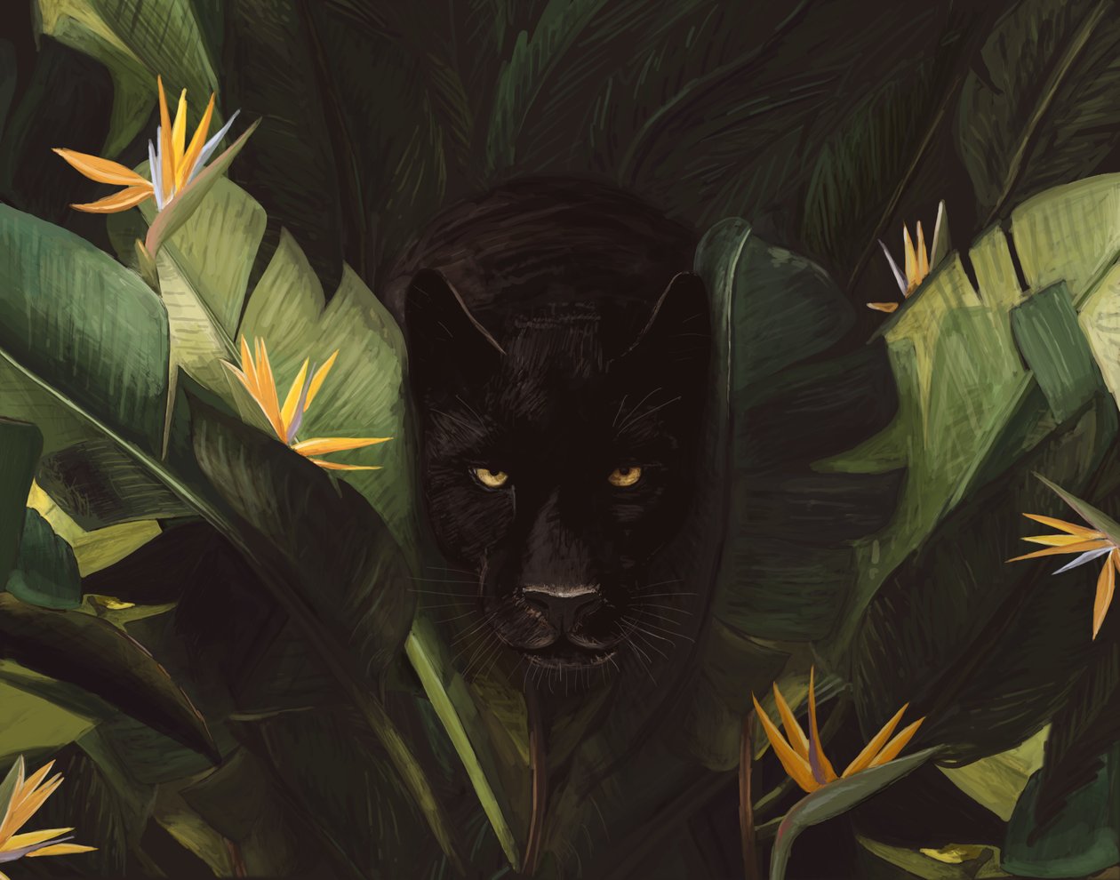 Hej Panther, 2020 (digital) af Florent Bodart
