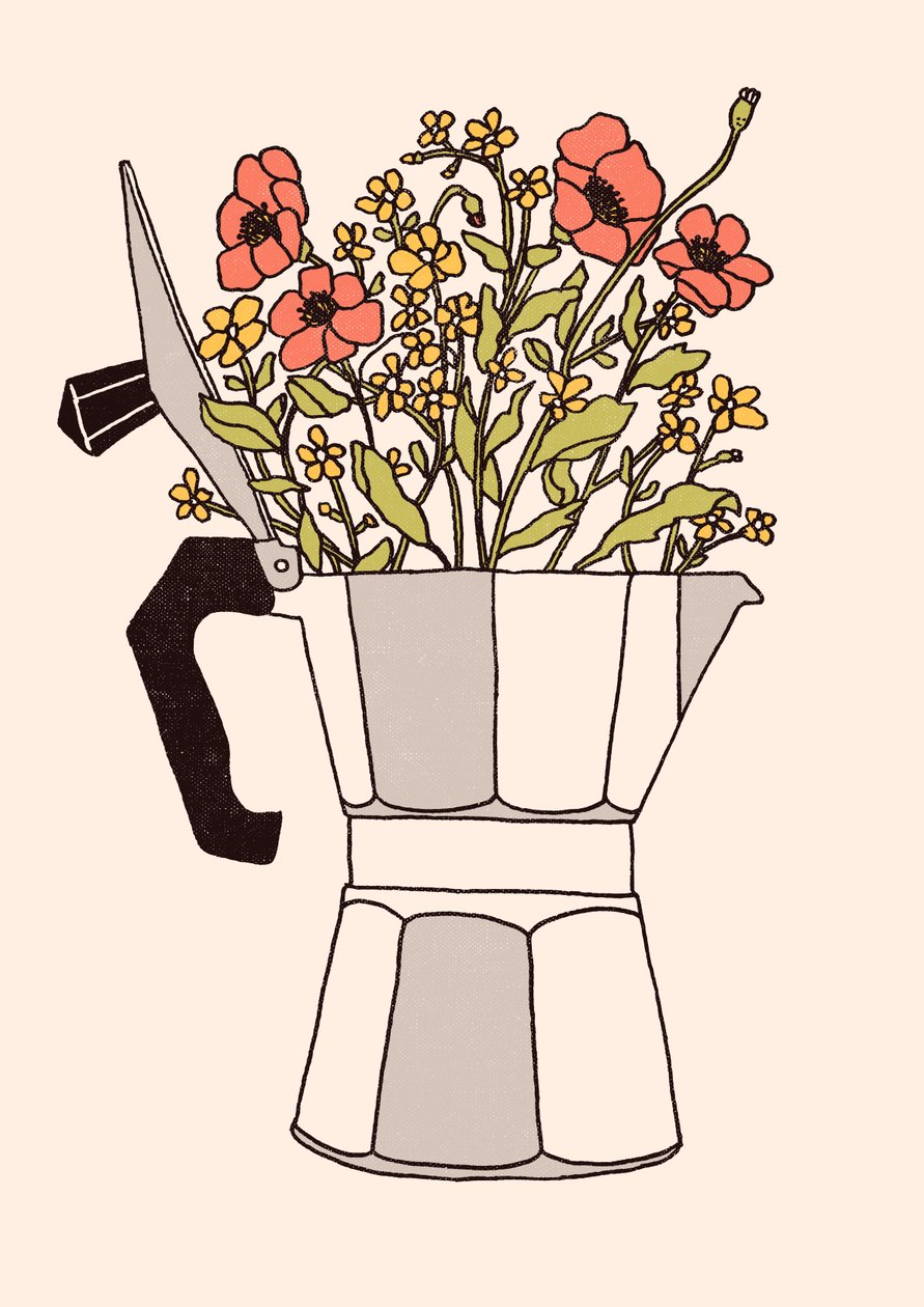 Moka Flowers, 2019 (digital) af Florent Bodart