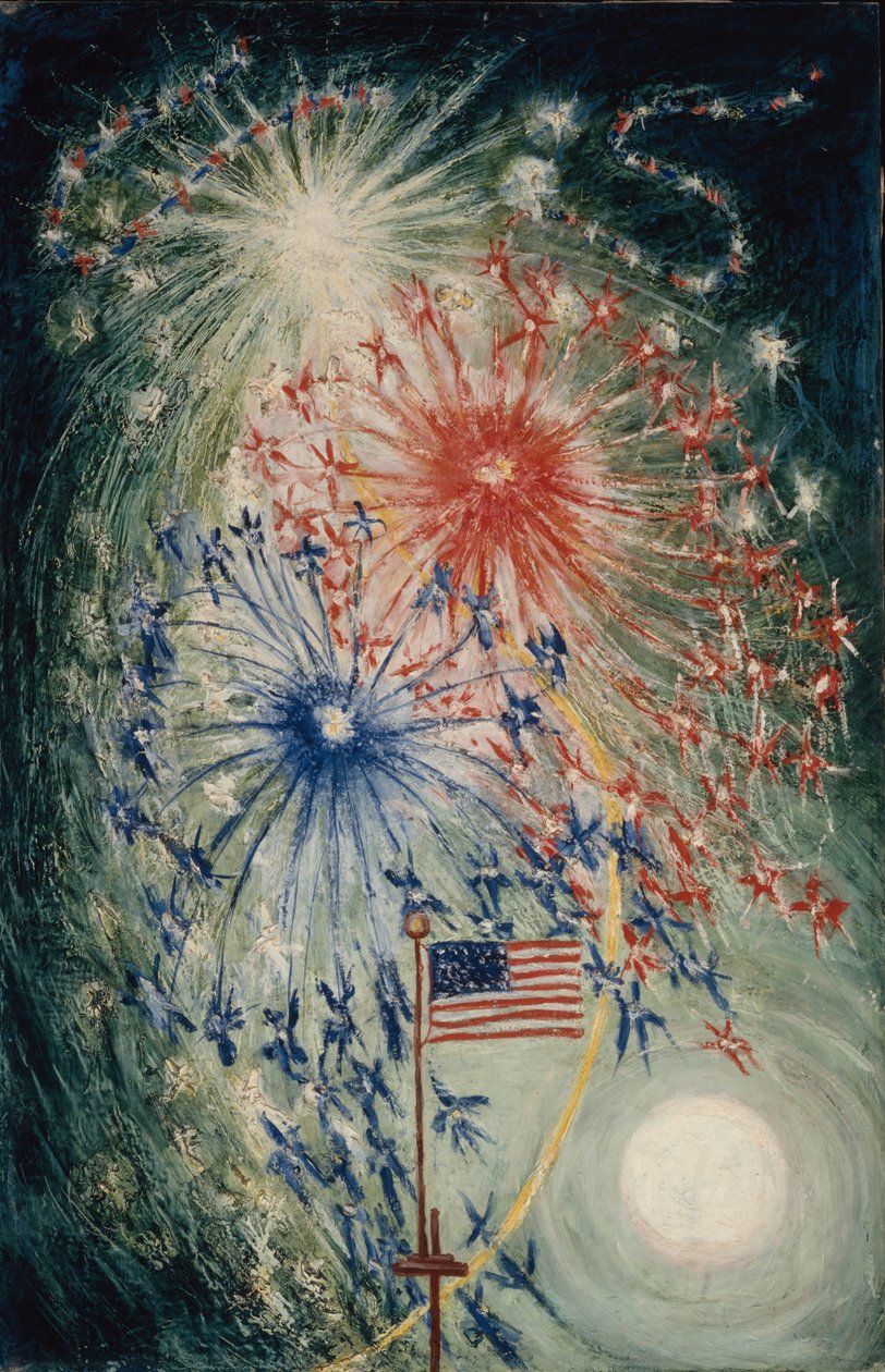 Fjerde juli nummer 1, 1927 af Florine Stettheimer