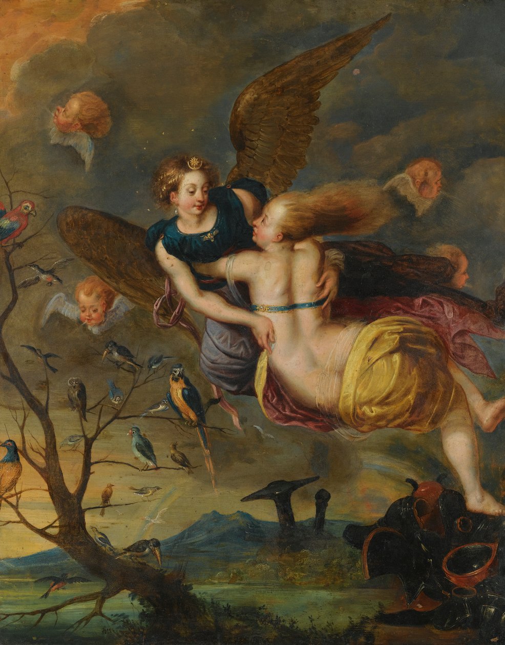 En allegori om luft af Follower of Jan Brueghel the Younger