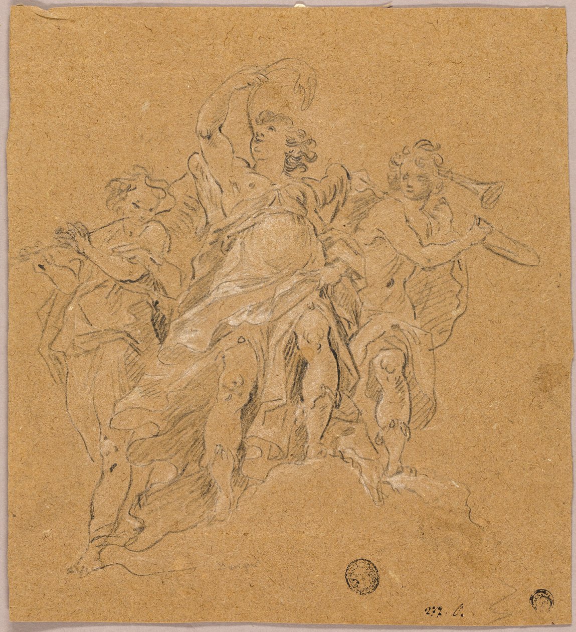 Engel-musikere af Follower of Francesco Monti