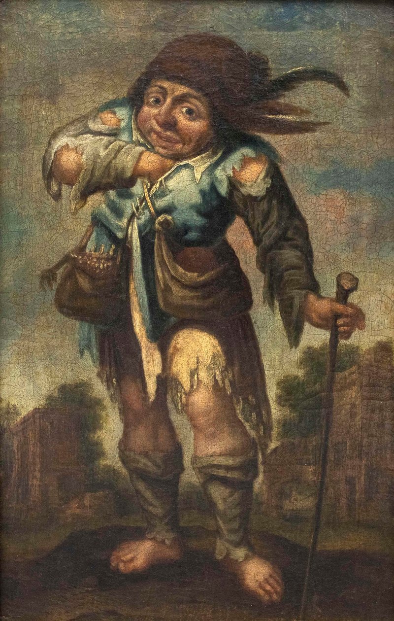 Bettelknabe F 17-18Jh af Follower of Jacques Callot