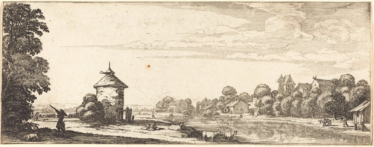 Dueslag af Follower of Jacques Callot