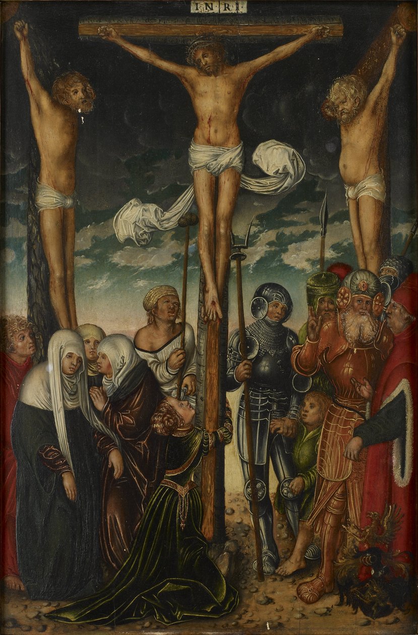 Korsfæstelse af Follower of Lucas Cranach the Elder