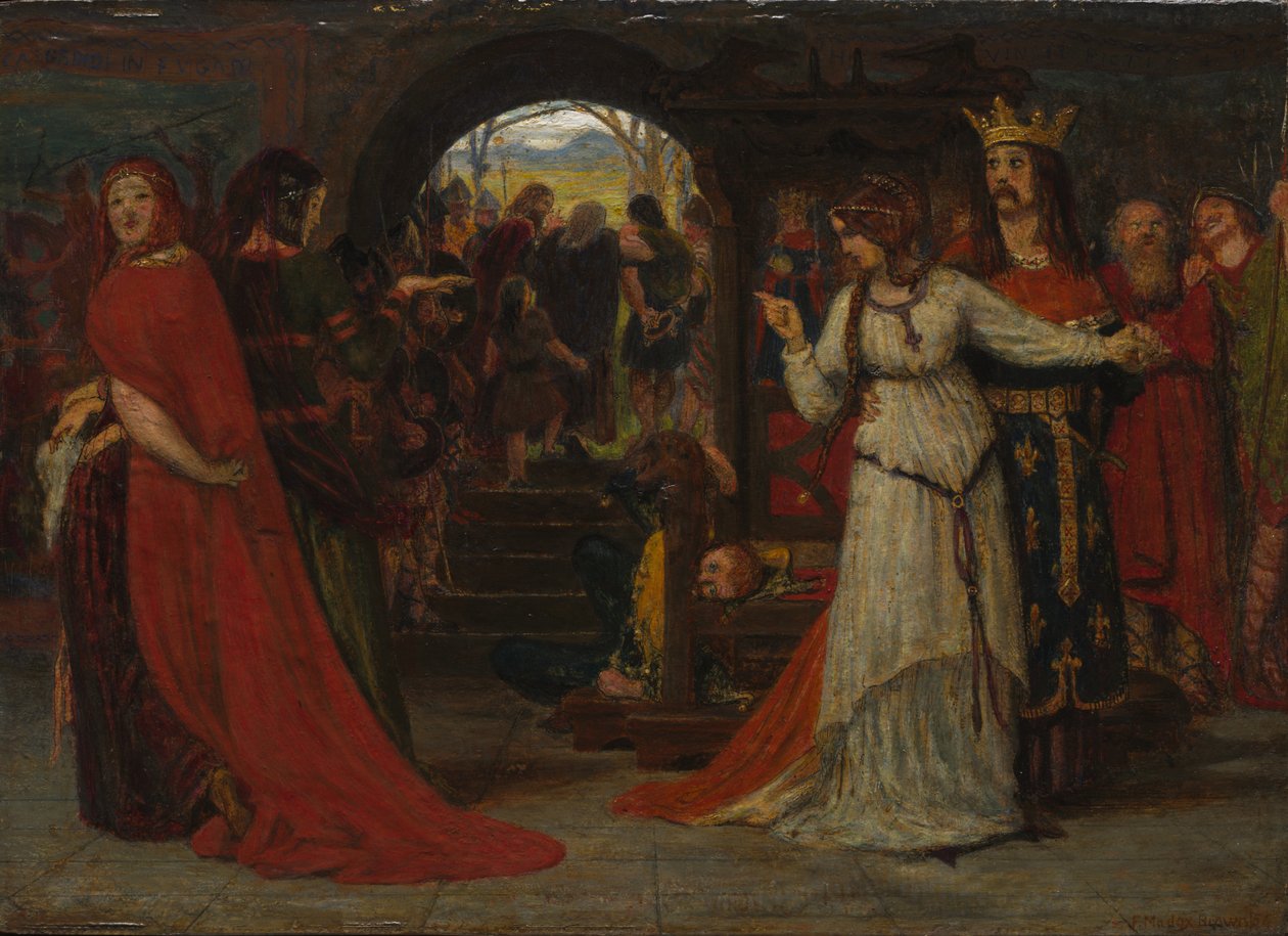 Kong Lear, ca. 1860. af Ford Madox Brown