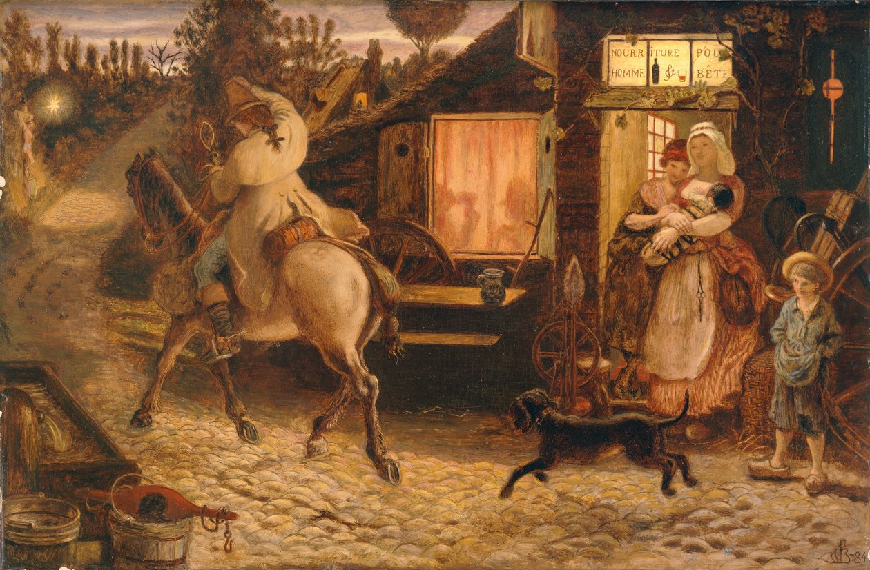 Den rejsende af Ford Madox Brown
