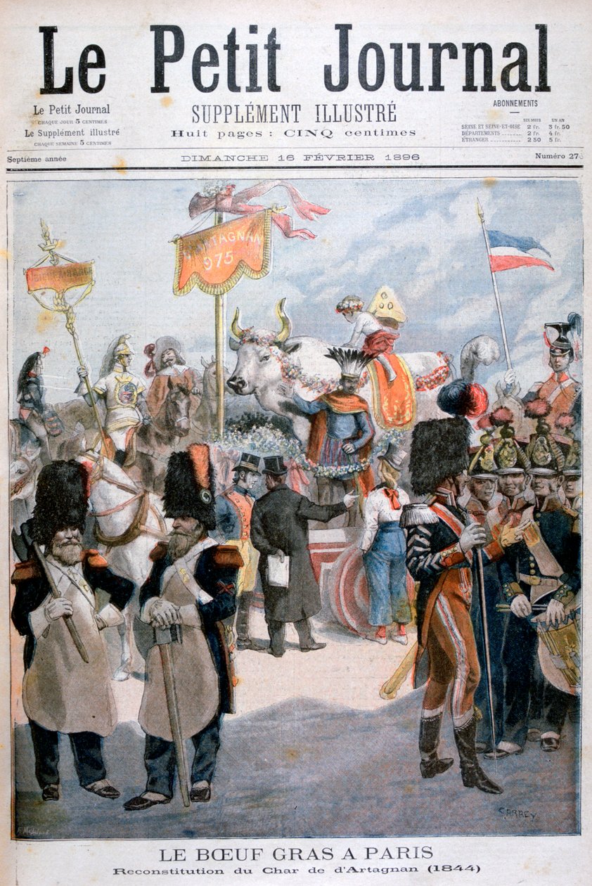 Fede okse festligheder i Paris, 1896 af Fortuné Méaulle