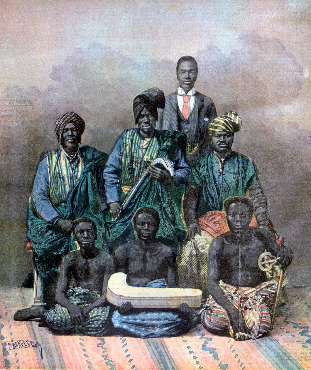 Kong Behanzin af Dahomey, 1893 af Fortuné Méaulle