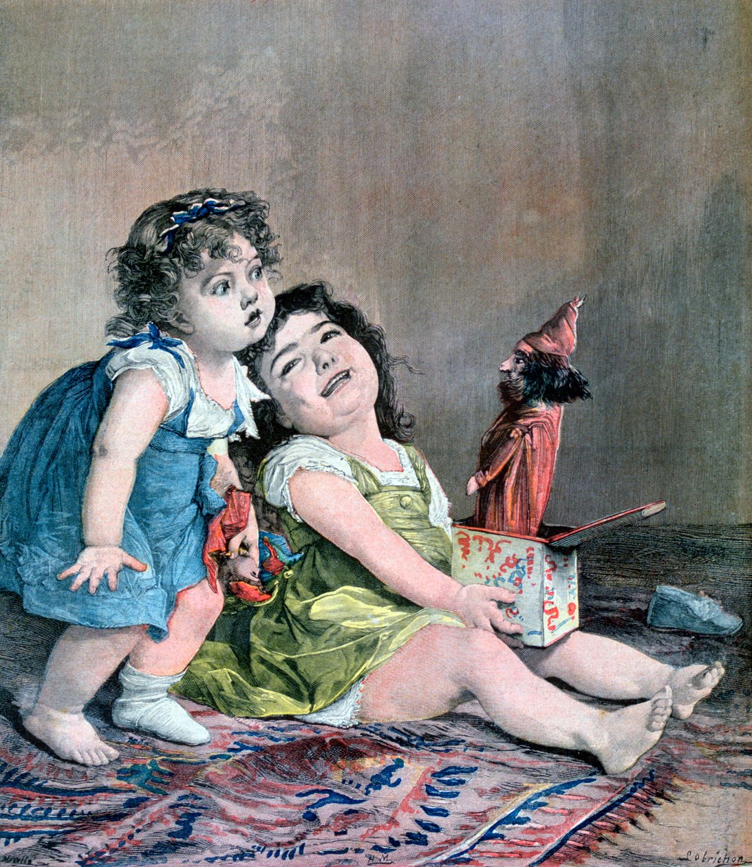 Overraskelsen, 1891 af Fortuné Méaulle