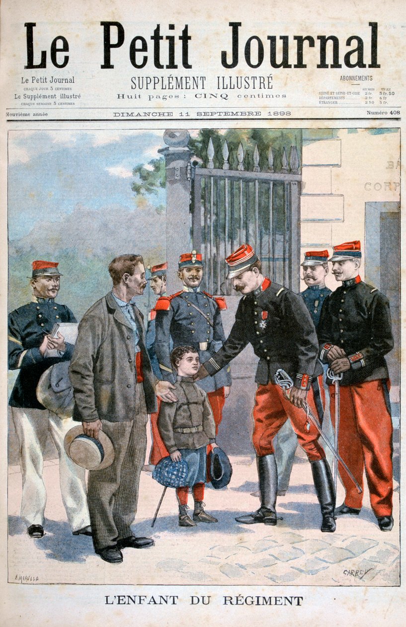Regimentets barn, 1898 af Fortuné Méaulle