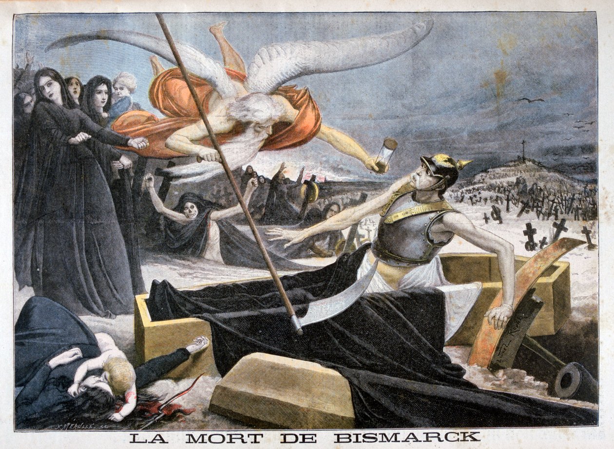 Bismarcks død, 1898. af Fortuné Méaulle