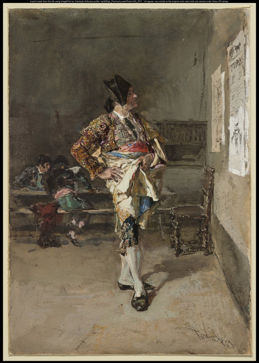 Tyrefægter, 1869 af Fortuny y Carbó