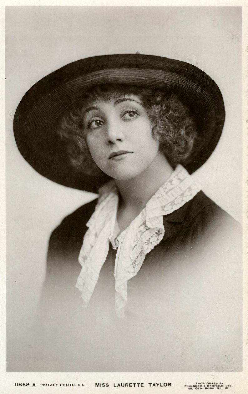 Laurette Taylor, amerikansk skuespillerinde, c1905-c1919. af Foulsham and Banfield