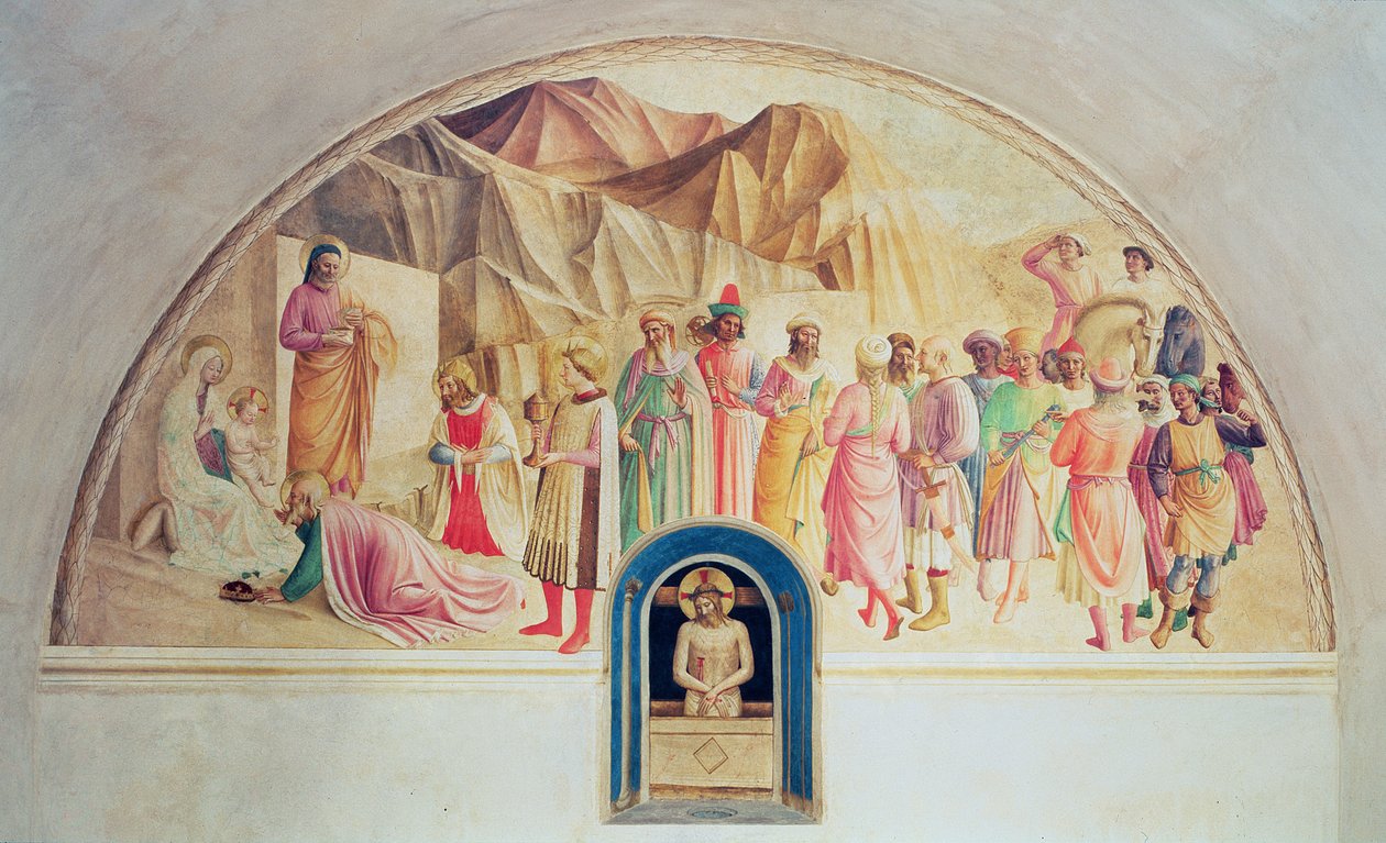 Magiernes tilbedelse, 1442 af Fra Angelico