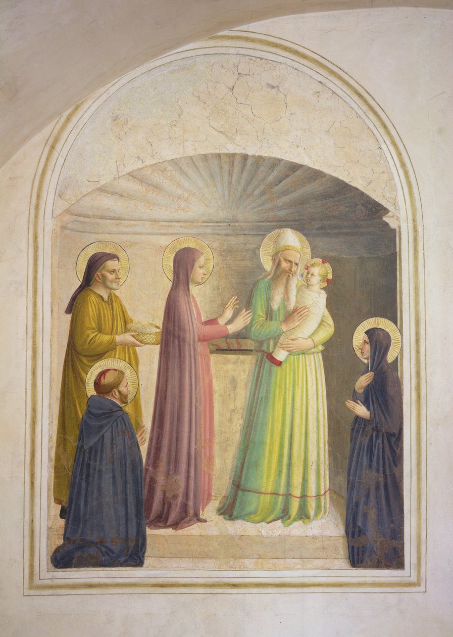 Præsentationen i templet, 1442 af Fra Angelico