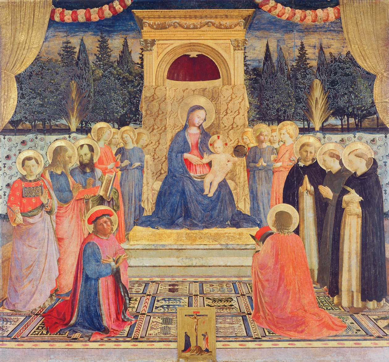 San Marco-altertavlen, ca. 1438-40 (tempera på panel) af Fra Angelico