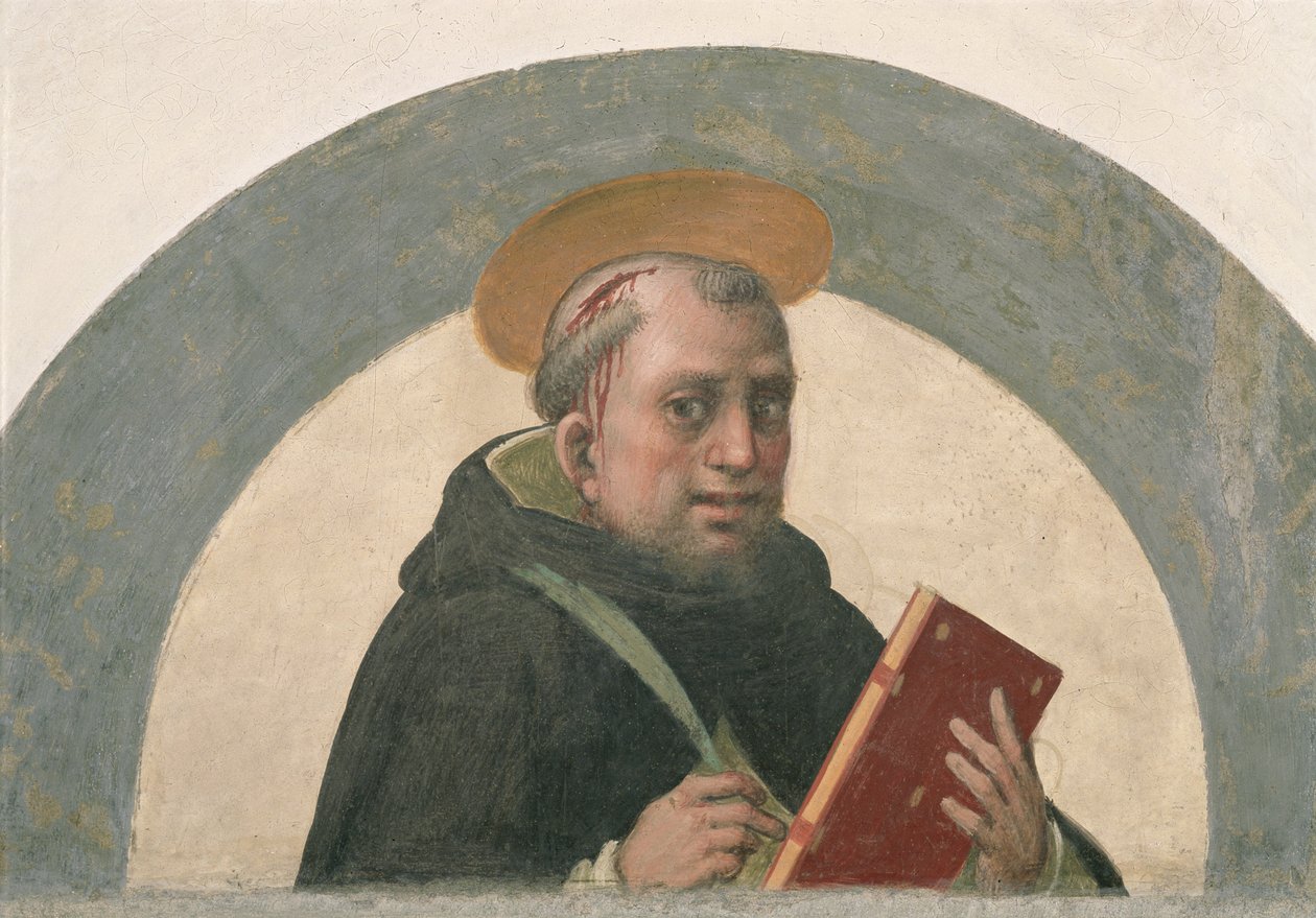 Sankt Peter Martyr (1205-52) af Fra Bartolommeo