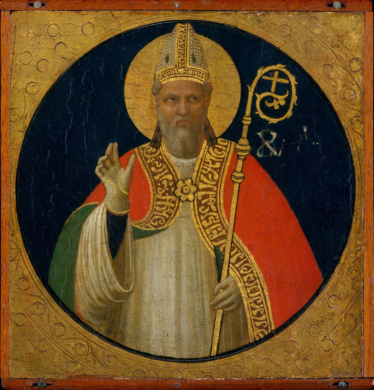 A Bishop Saint, ca. 1425 (tempera på træ) af Fra Angelico