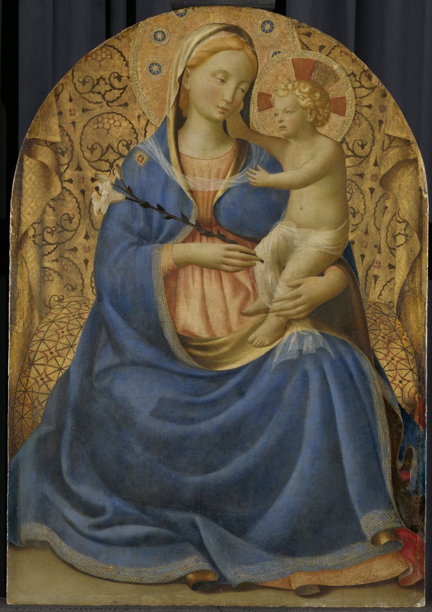 Madonna of Ydmygheden, ca. 1440 (panel) af Fra  Angelico