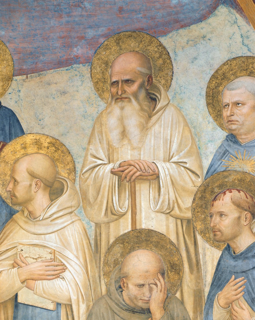 Korsfæstelse med hellige af Fra (c.1387 1455) Angelico