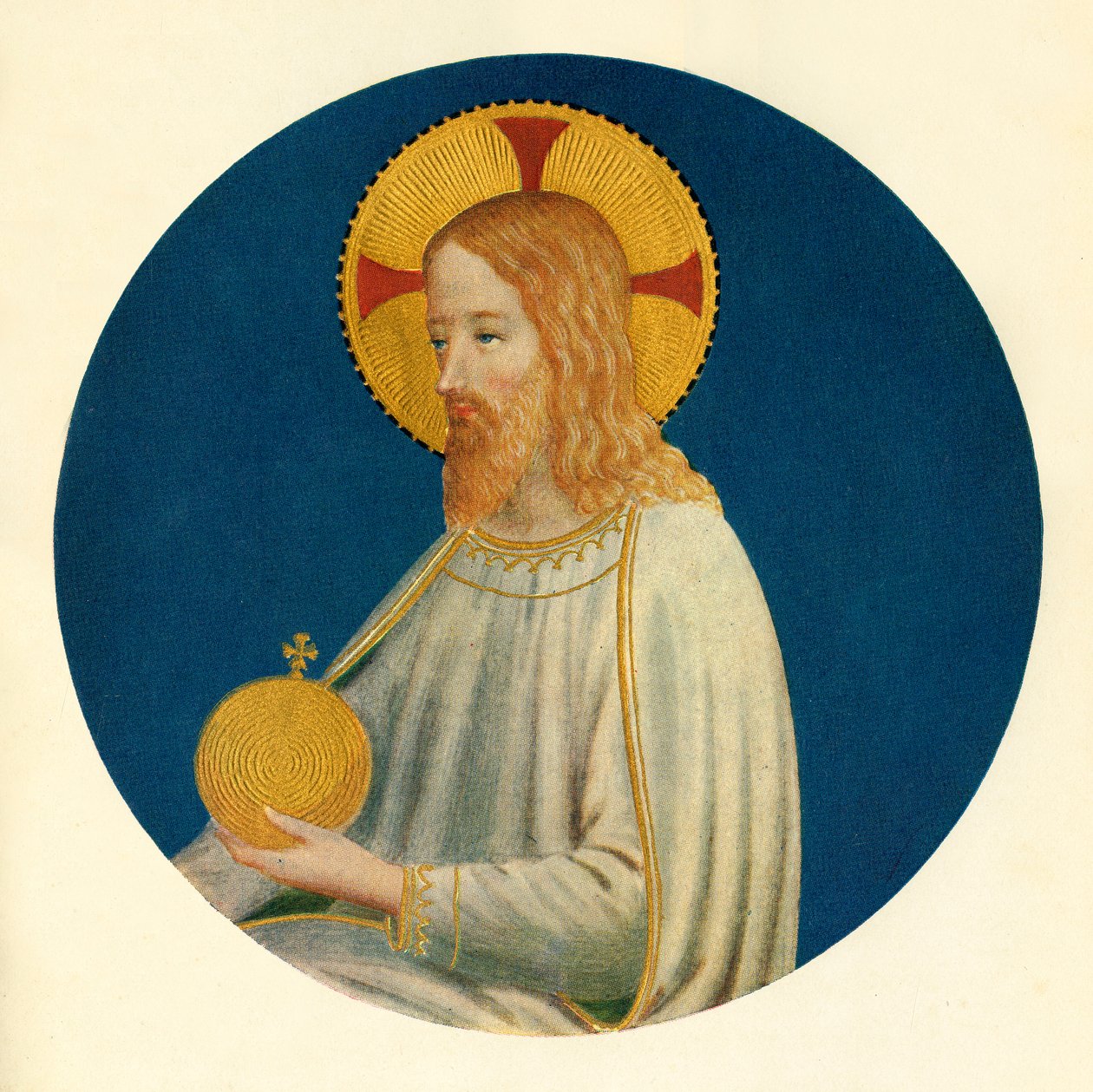 A Figure of Christ, 1400-tallet, c1909 af Fra Angelico