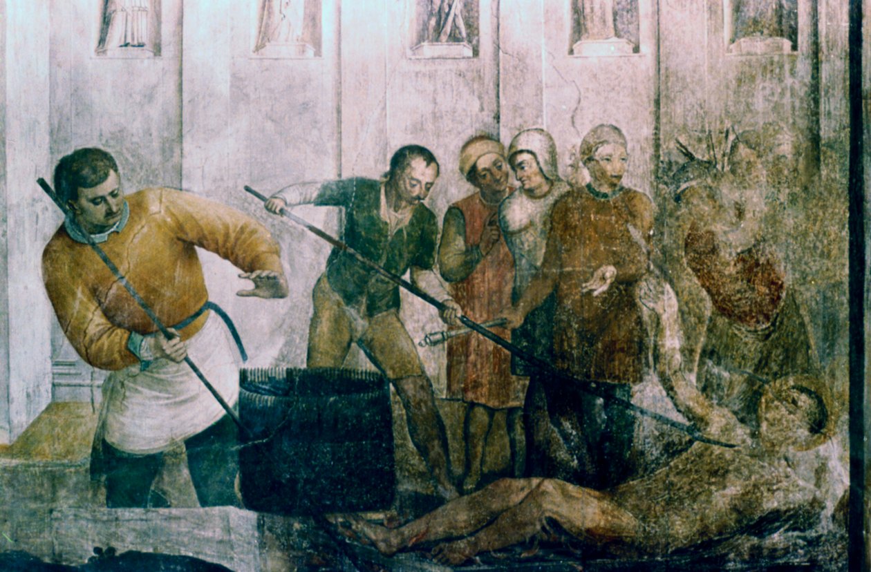 Martyrium of St Laurence, midten af det 15. århundrede af Fra Angelico