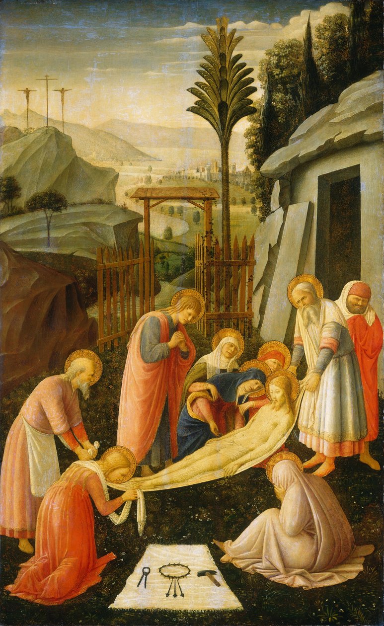 Kristi begravelse, ca. 1450. af Fra Angelico
