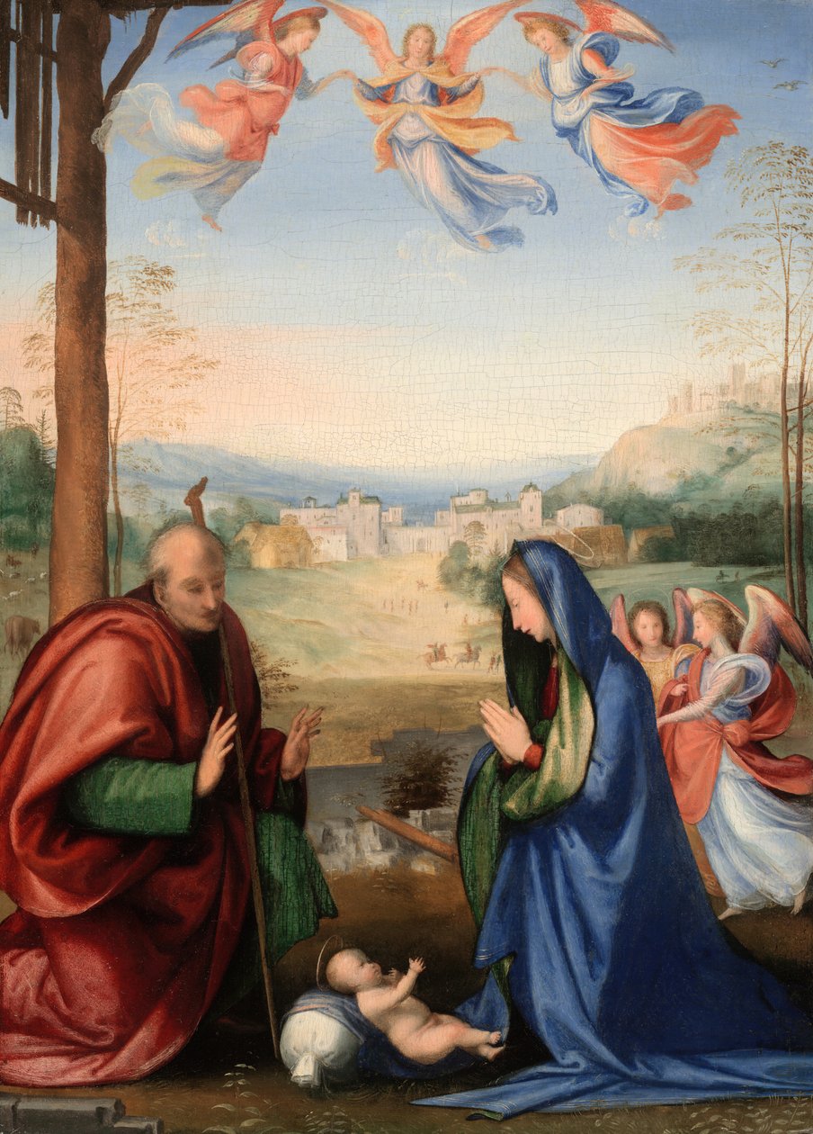 Fødselen, 150407. af Fra Bartolomeo