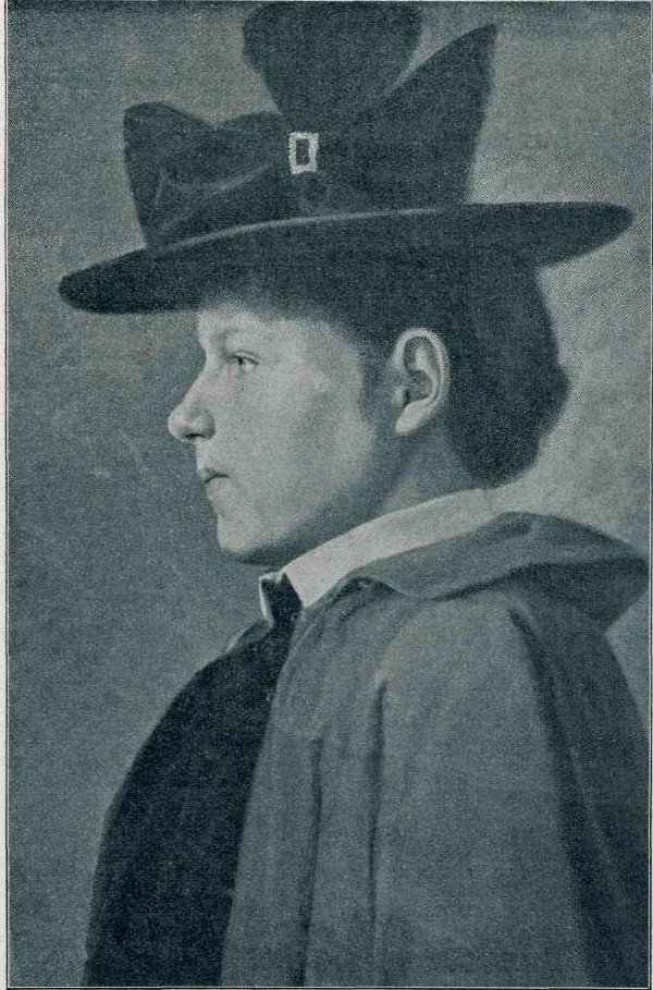 En dame med hat af Franc Horvat