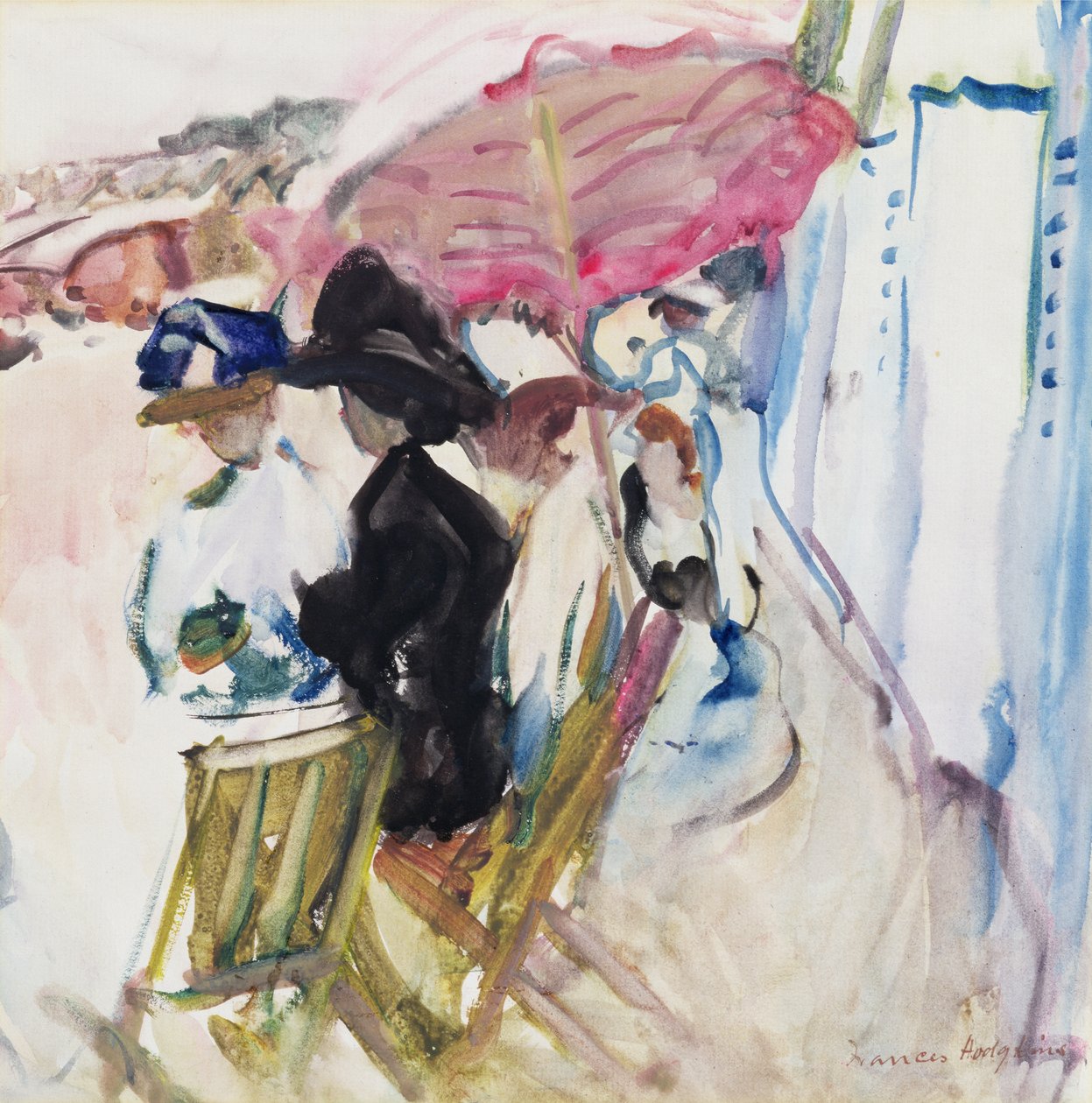 På stranden af Frances Hodgkins