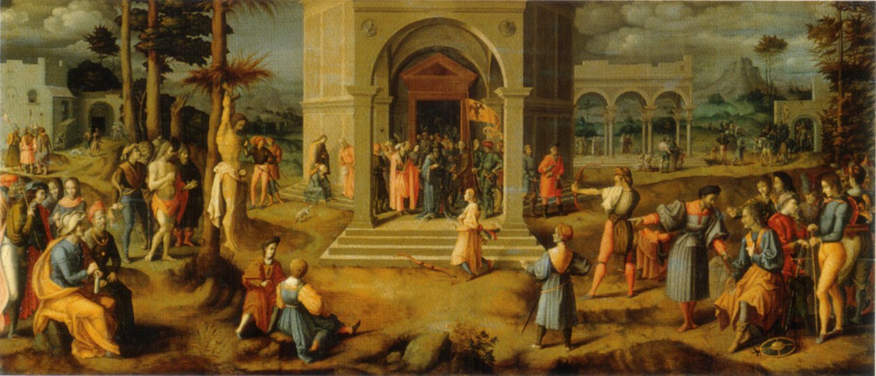 The Legend of the Kings Sons af Francesco Ubertini Bacchiacca