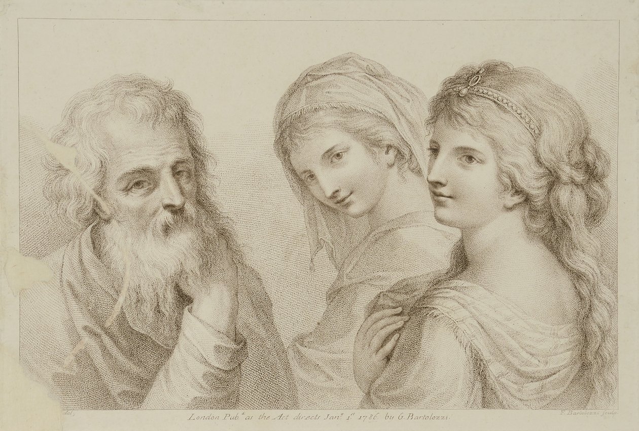 Døtre af Lot af Francesco Bartolozzi