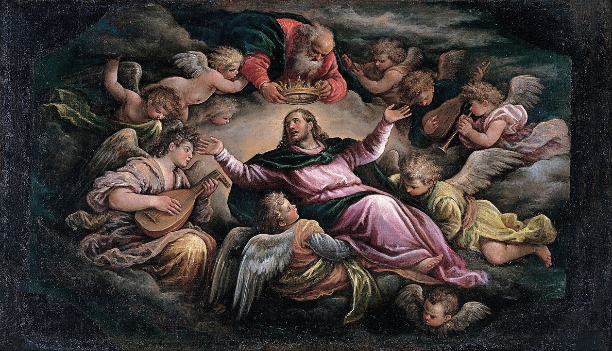 Kristus i herlighed af Francesco Bassano