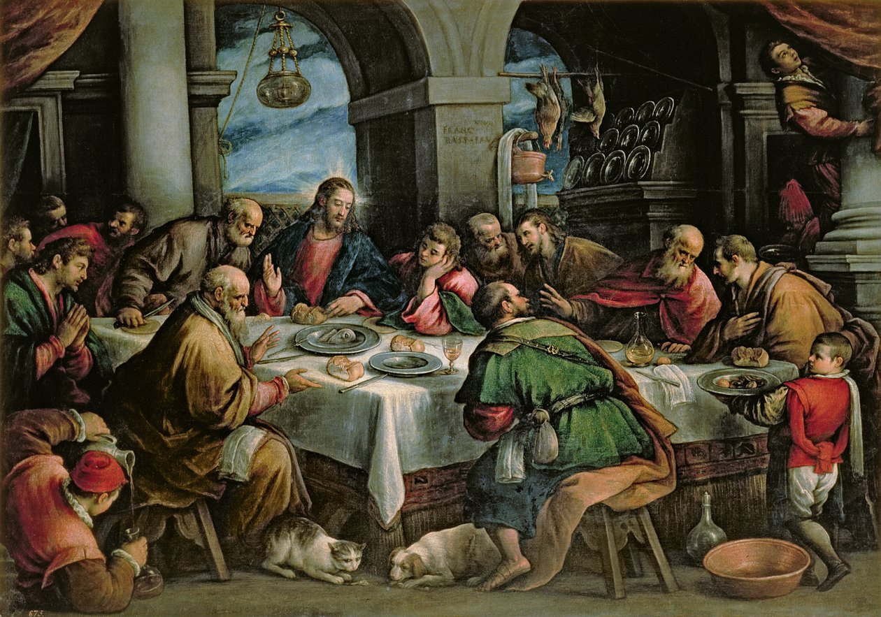 Den sidste nadver af Francesco Bassano