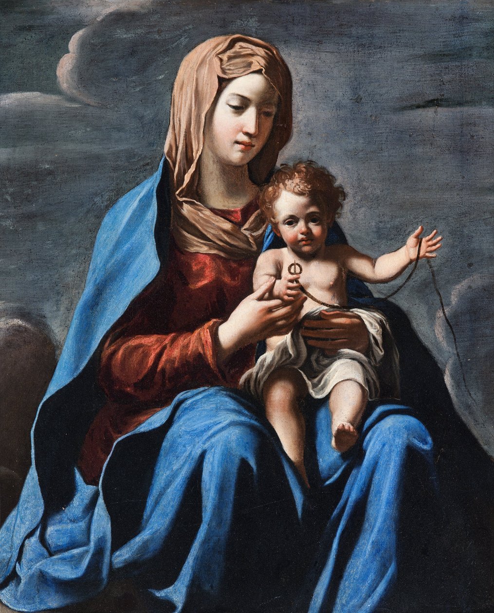 Madonna og barn af Francesco Cozza