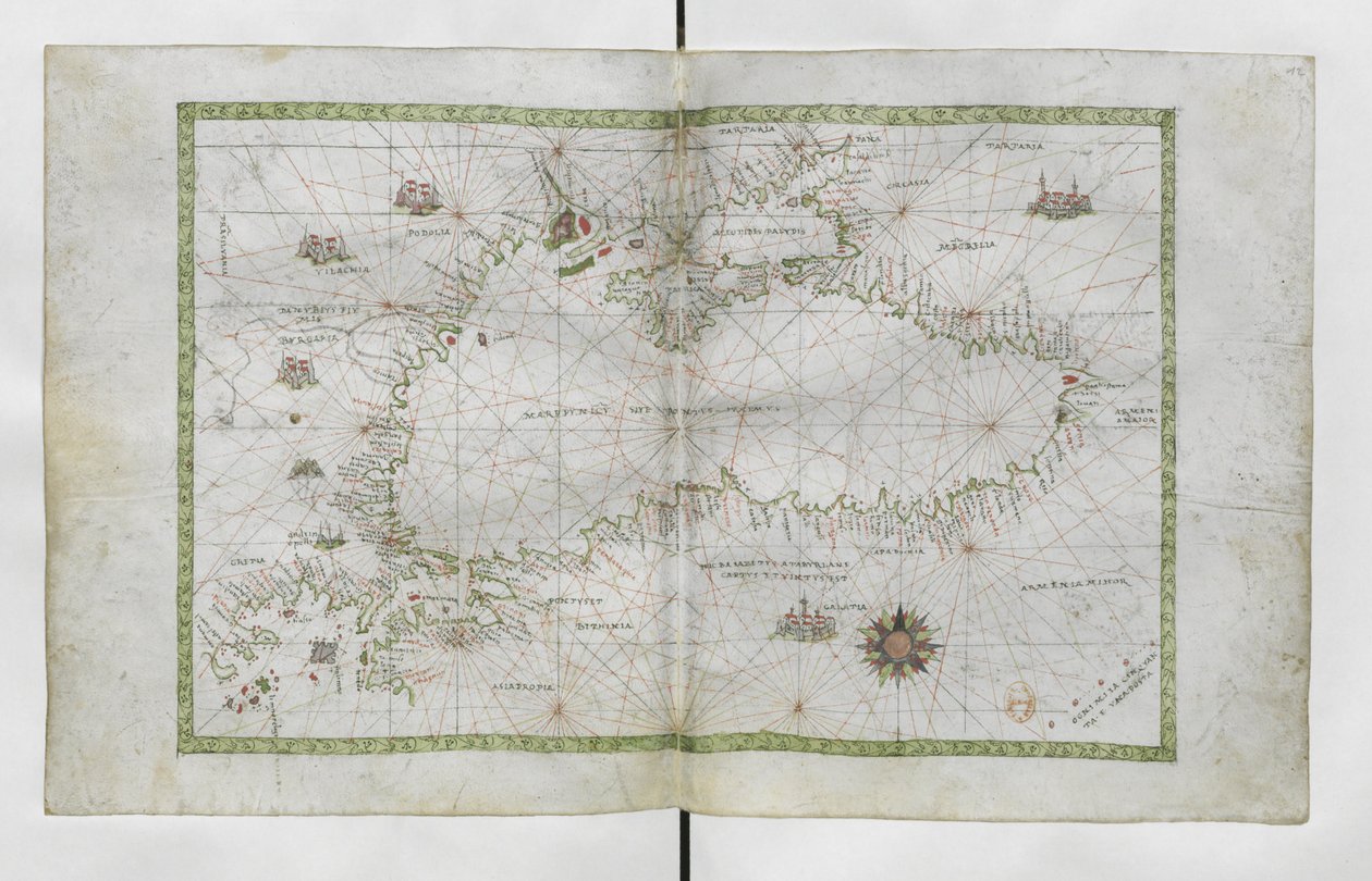 Sortehav pr. Verdens nautiske atlas af Francesco Ghisolfi