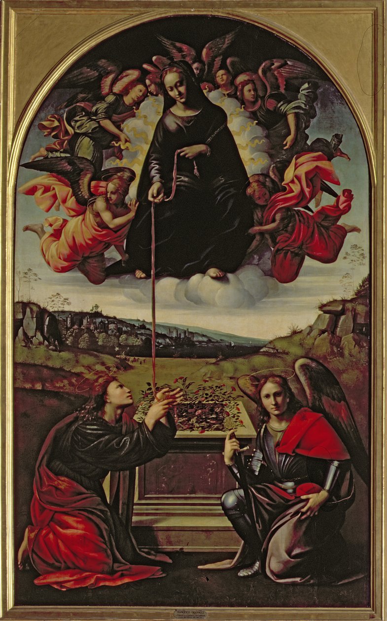 Madonna af bæltet af Francesco Granacci