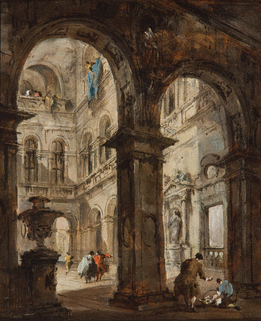 En arkitektonisk capriccio af Francesco Guardi
