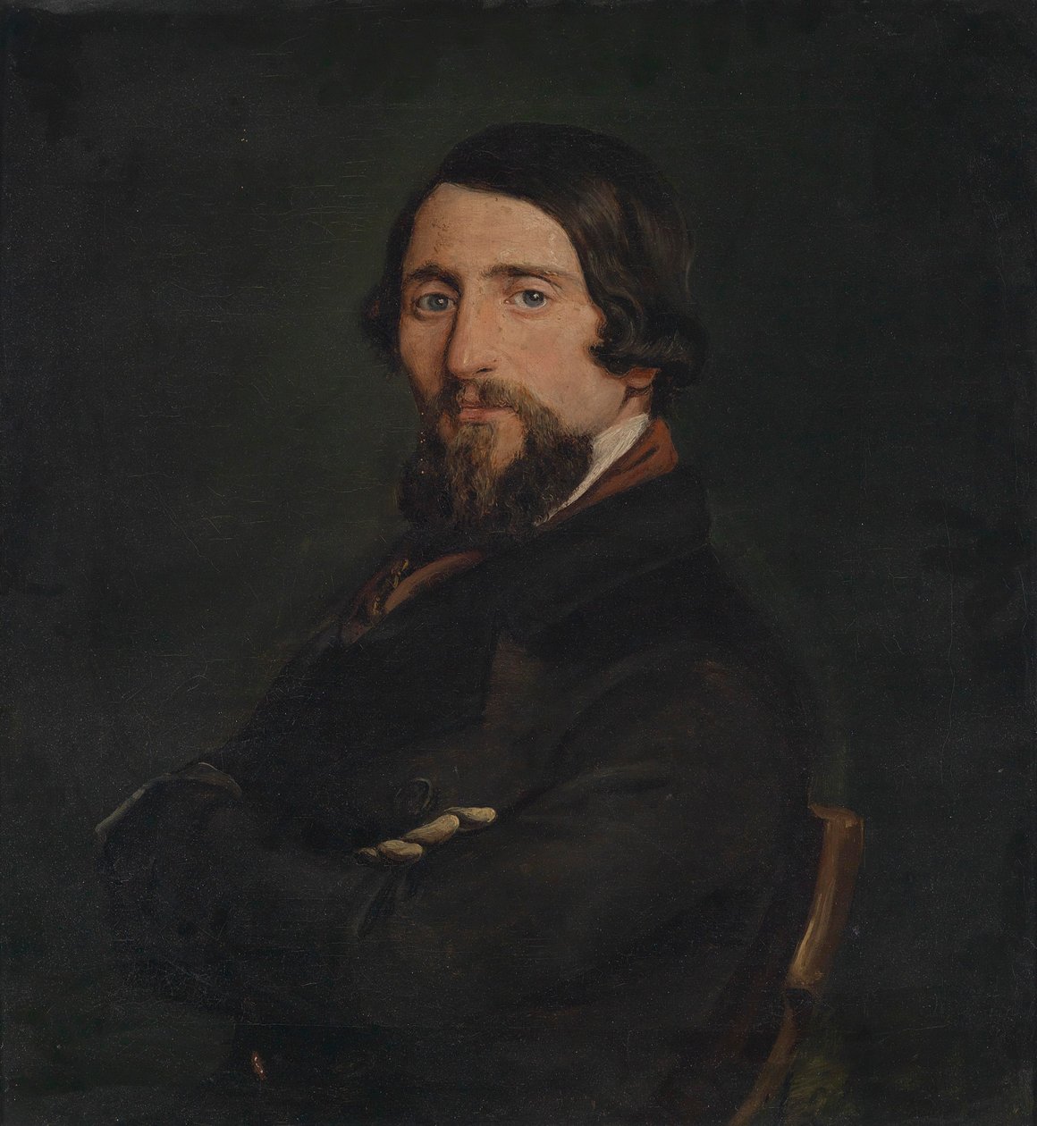 Portræt af en herre af Francesco Hayez