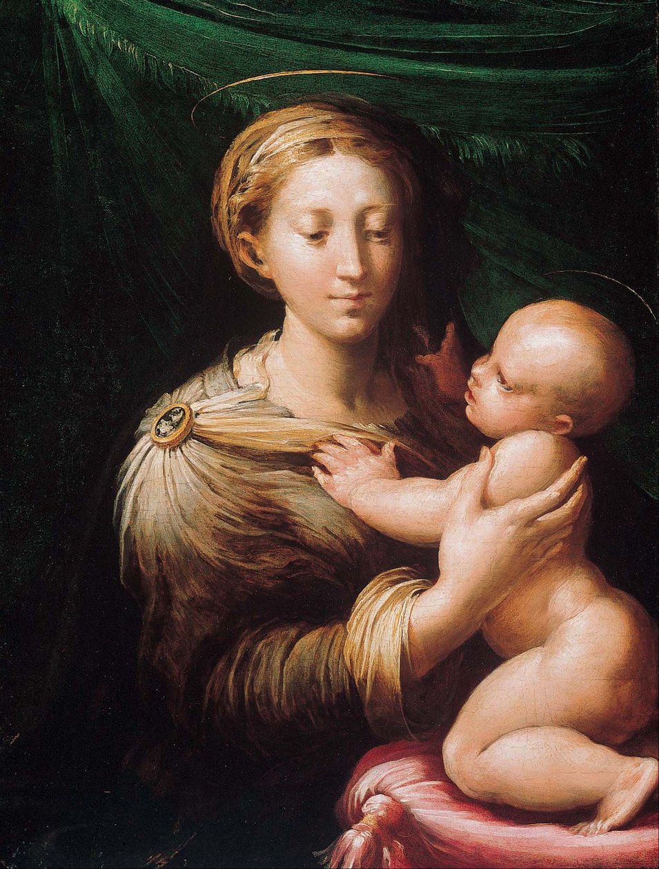 Madonna og barn af Parmigianino