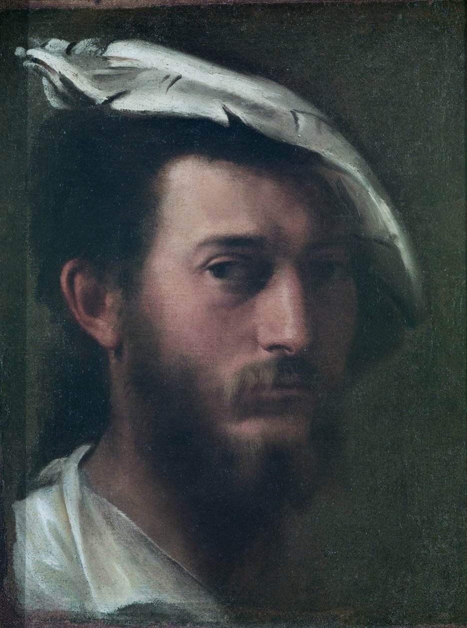 Selvportræt, 1525-30 af Francesco Primaticcio