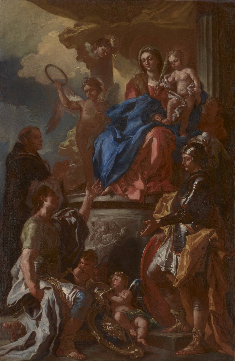 Martyrenes Madonna af Francesco Solimena