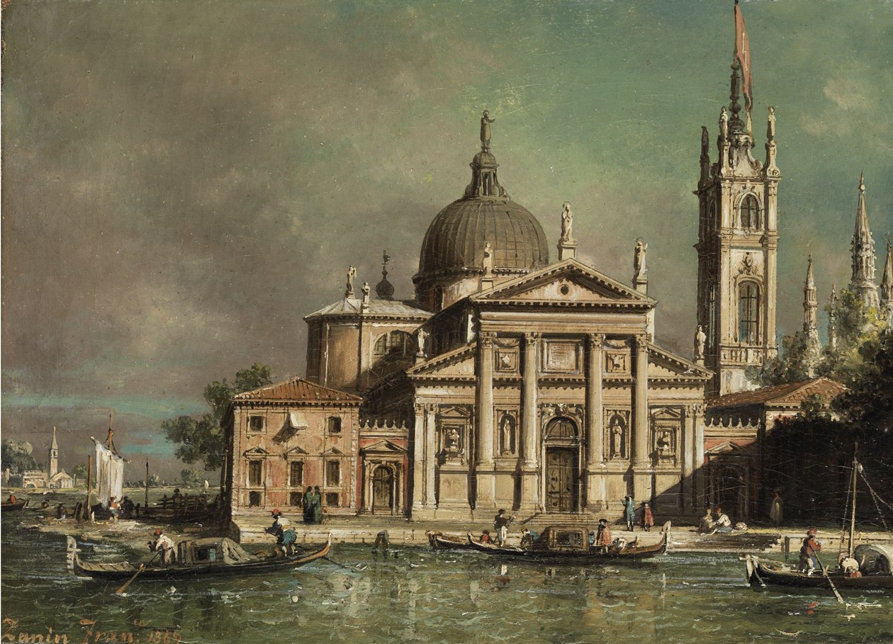 Udsigt over San Giorgio Maggiore Venedig af Francesco Zanin