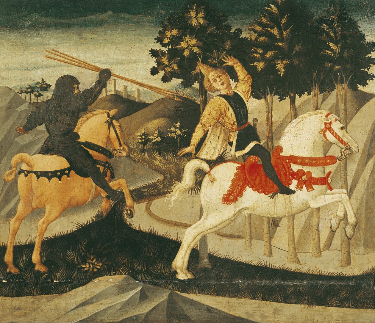 Absaloms død af Francesco di Stefano Pesellino
