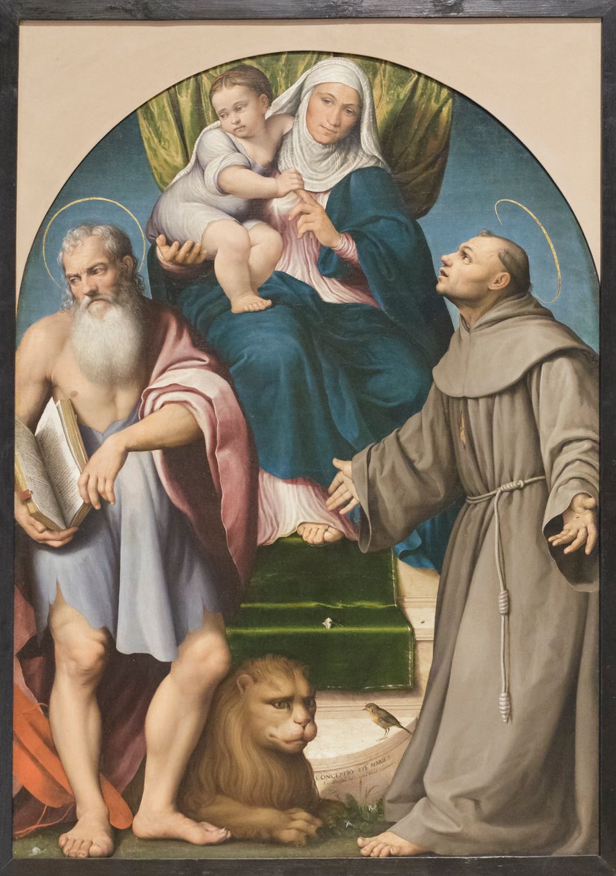Sankt Anna altertavle af Francesco (1549 92) Bassano