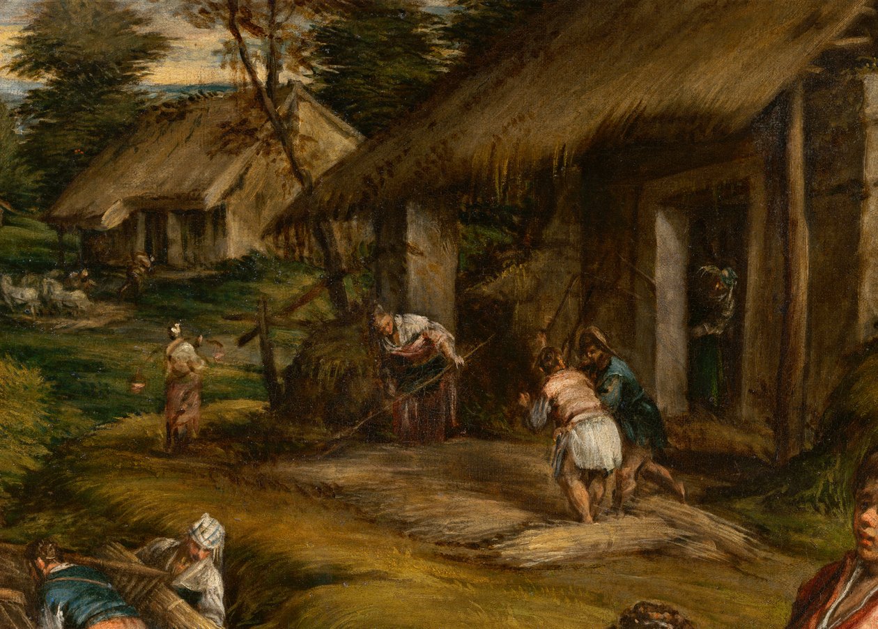 Summer, 1576 (detail of 65685) af Francesco Bassano