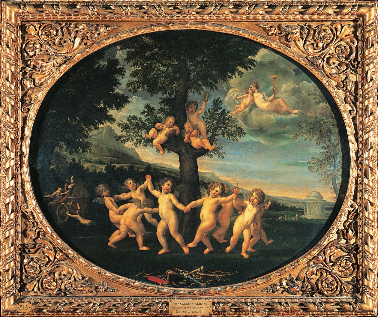 Amorernes dans af Francesco Albani