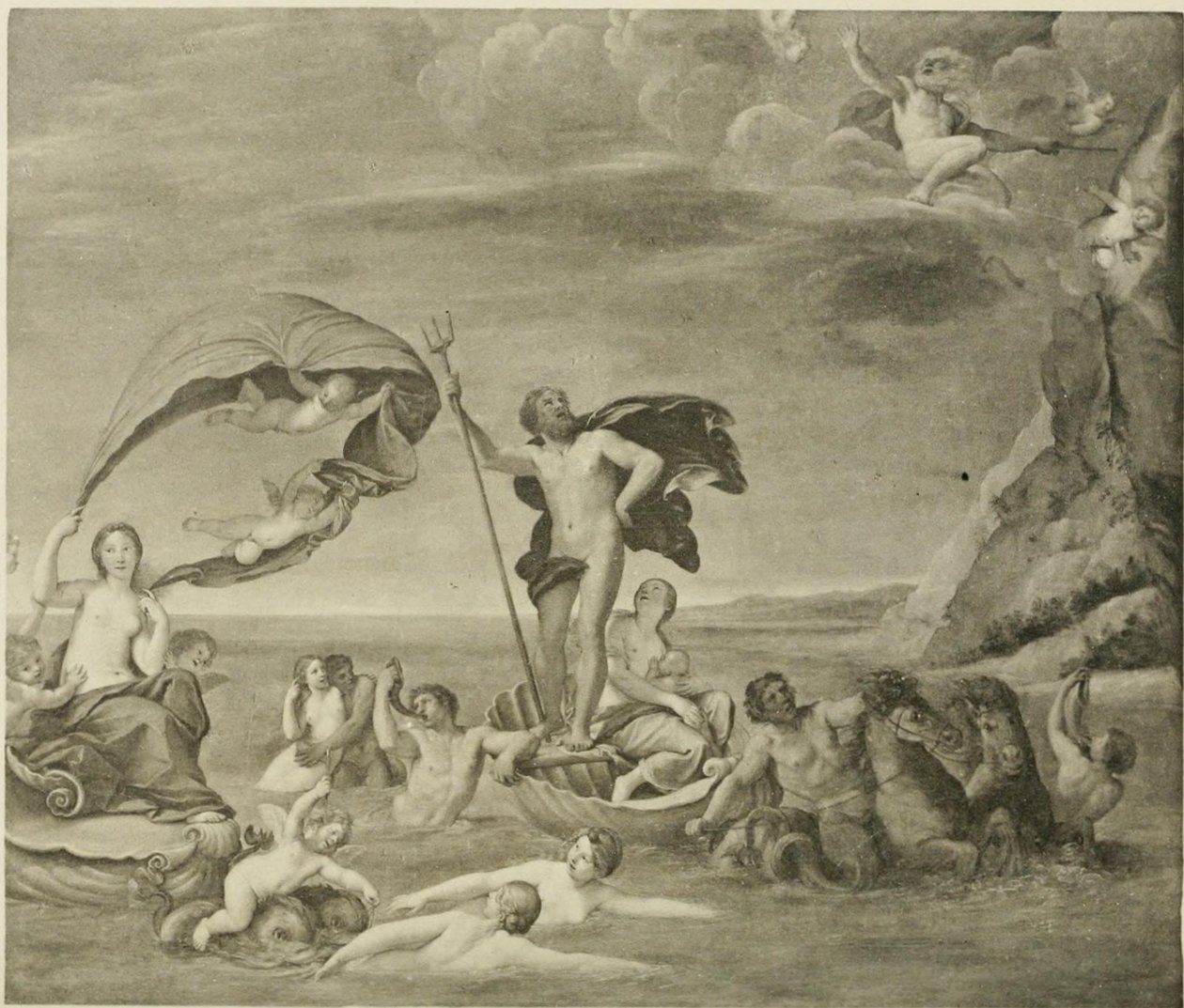 Det maritime rige, Neptun og Amphitrite af Francesco Albani
