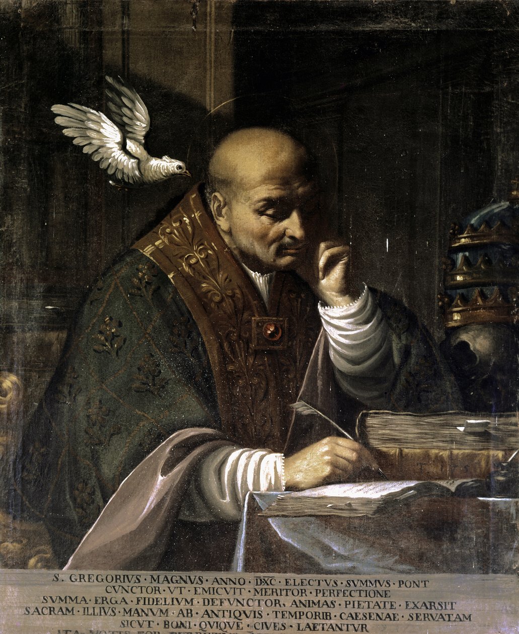 GREGORIUS I, portræt. 1730-1751 (olie på lærred) af Francesco Andreini