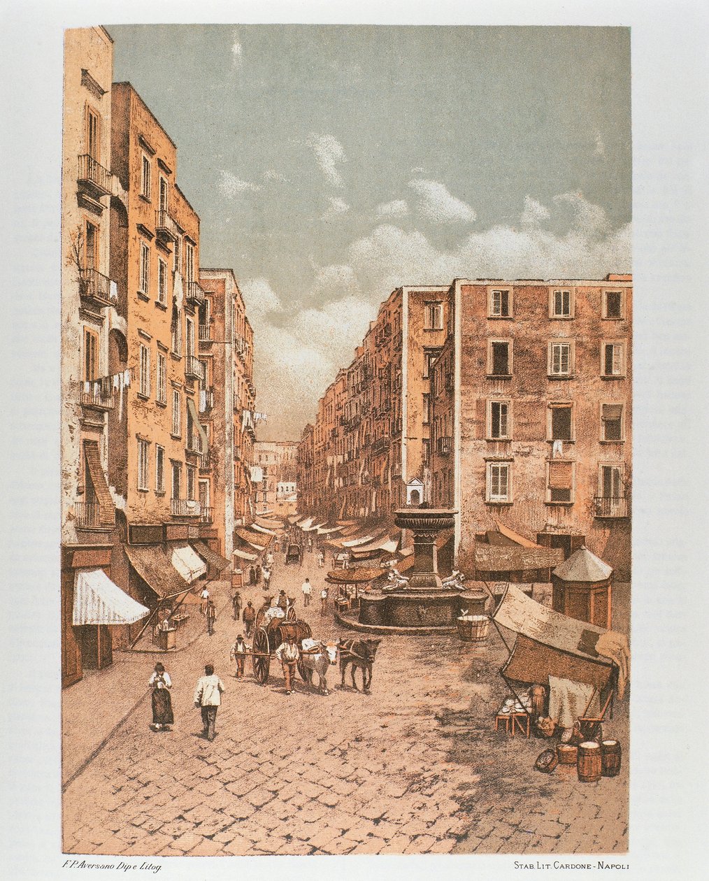 Italien, Napoli, Havnevejen af Francesco Aversano